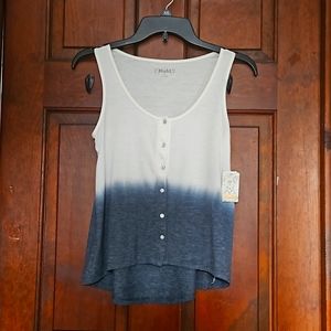 NWT Mudd Ombre Colorblock Tank Top - Juniors Size XS